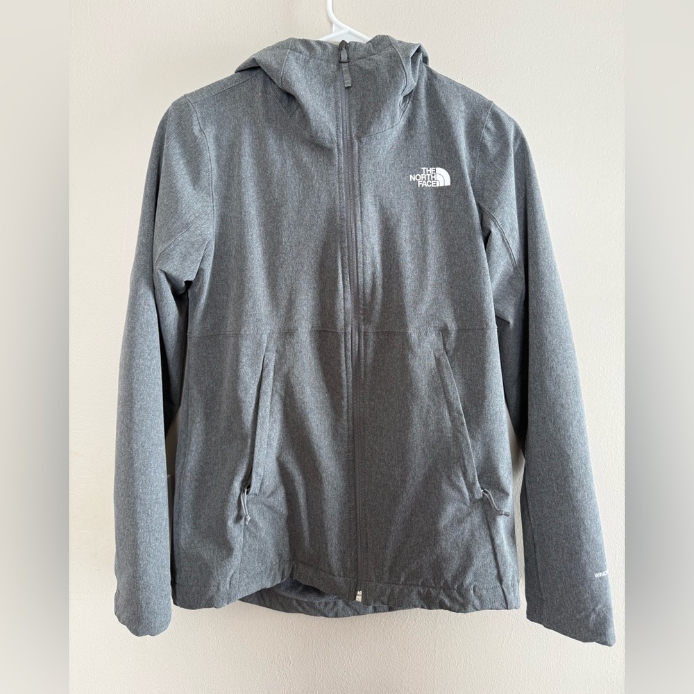 North Face Charcoal Hooded Jacket - Picture 5 of 14